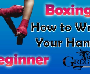 Boxing- How to wrap your hands (Beginner)