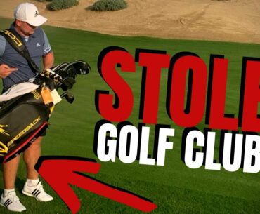 Playing Golf With STOLEN CLUBS! Playing Golf With STOLEN CLUBS!