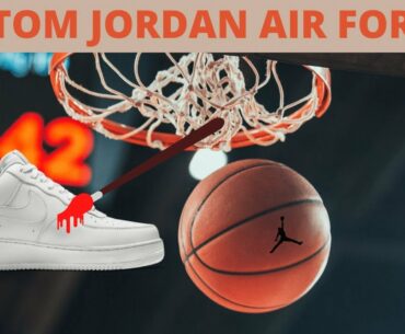 CUSTOM Jordan Air Force 1 🎨🔴⚫️| Gavin McArthur