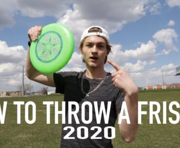 HOW TO THROW A FRISBEE!! (2020) Backhand, Forehand, and Hammer frisbee throws tutorial