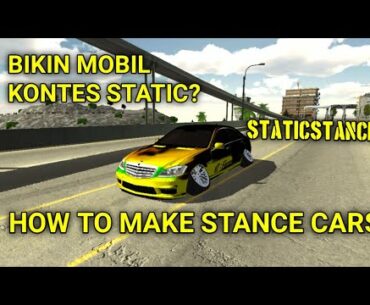 BIKIN STANCE CAMBER atau BIPPU | CAR PARKING MULTIPLAYER