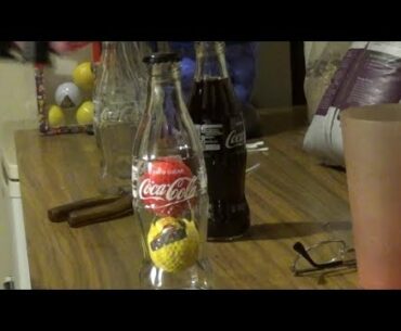 Golf Balls in a Coke Bottle