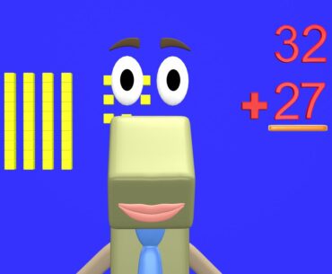 Double Digit Addition with Regrouping - 1st and 2nd Grade