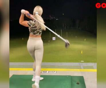 #Golfgirl : Emma Hartley golf swing - | GOLF VN