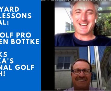 Backyard Golf Lessons Interview| PGA Golf Pro Warren Bottke | Brooks Koepka's original golf coach!