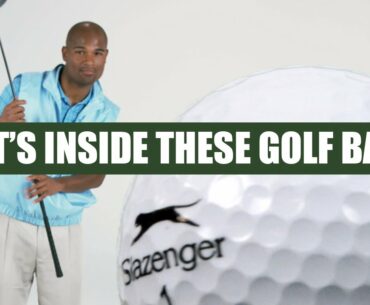 What's Inside Slazenger Raw Distance Spin Golf Balls?
