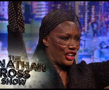 Grace Jones Set Fire To Dolph Lundgren's Clothes - The Jonathan Ross Show