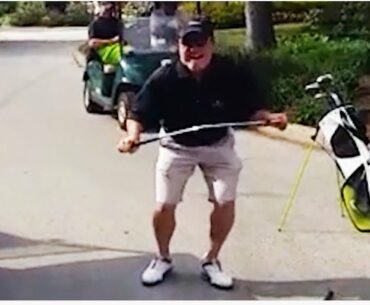 Golfer Goes Nuts and Snaps All of His Golf Clubs | Stop Putting Around