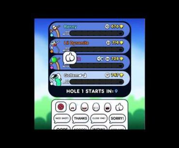 Golf Blitz! The first match doe 😳