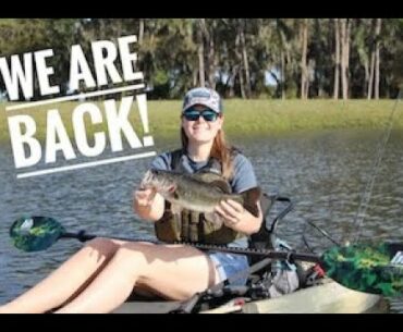 Kayak Fishing For Pre-Spawning Bass.