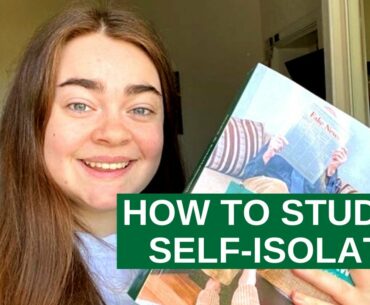 Self-Isolation Study Tips - University of Stirling