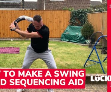 HOW TO MAKE A GOLF SPEED SEQUENCING AID - LOCKDOWN GOLF LESSONS #HOWTOHITITFURTHER