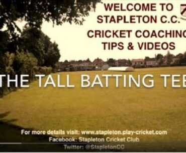 Stapleton Cricket Club - Movie 2 - Making a tall batting tee