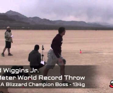 World Record Disc Golf Throw - David Wiggins Jr.