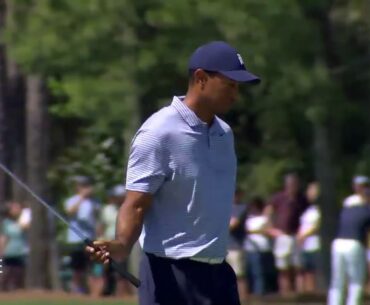 Tiger Woods nearly jars approach at THE PLAYERS 2019