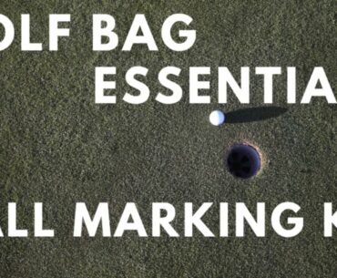 Golf Bag Essentials - Ball Marking Kit