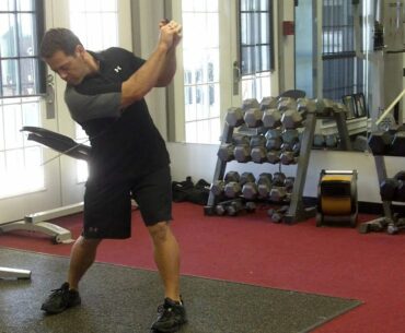 GOLF FITNESS routine with the cable machine