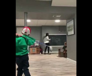 Mom Gets Nailed By Son With Golf Ball