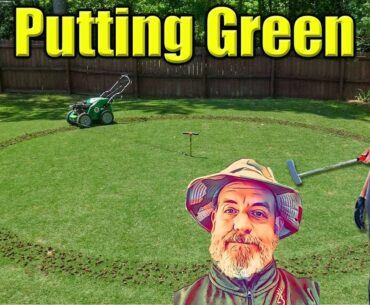Home Golf Putting Green - One Day Install