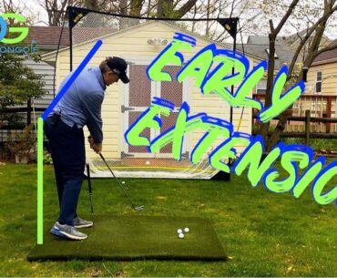 Early Extension in the golf swing fix