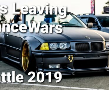 Cars Leaving Stancewars Seattle 2019