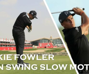 Rickie Fowler Iron Swing Sequence and Slow Motion