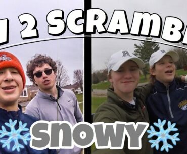 High school Golfers 2v2 Scramble // Quarantine edition