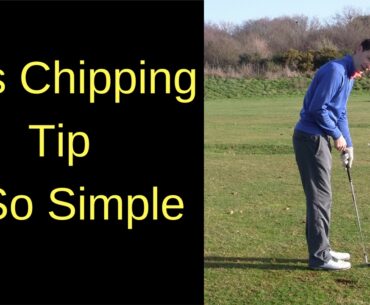 STRIKE YOUR CHIP SHOTS - ONE SUPER SIMPLE GOLF TIP