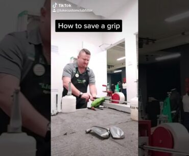Golf grip saving
