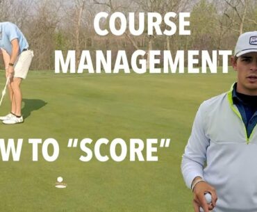 "IF YOU DON'T PLAY WELL, SCORE WELL" pro golf course vlog