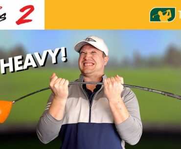 HEAVIEST Golf Club In The World?! But How Far Does It Go?! | #OUTERBOUNDS