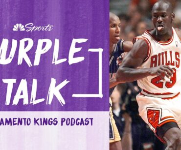 Michael Jordan gave his game-worn shoes to Doug Christie | Purple Talk Podcast | NBC Sports CA