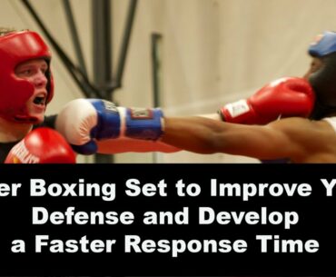 Boxing Glove Drill. Great Combination to Develop Your Offensive and Defensive Skills