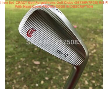 Buy CRAZY SBi-02 Iron Set  CRAZY Golf Forged Irons Golf Clubs 456789P(7PCS) R/S Flex Steel Shaft Wi