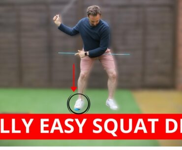 REALLY EASY SQUAT DRILL ANYONE CAN DO TO IMPROVE