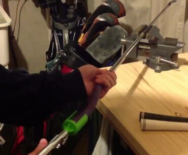 Install Pure Grips - Air Golf Grip Installation