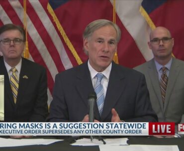 LIVESTREAM: Gov. Abbott announces phased plan to reopen Texas