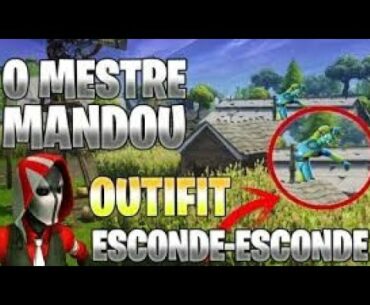 FORTNITE AO VIVO MESTRE MANDOU E OUTFIT