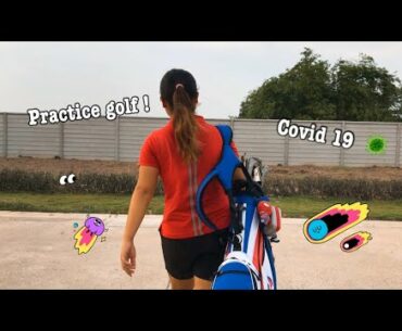 Let’s practice golf (at home) :) | Pammy Pim