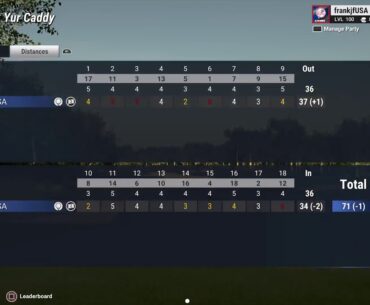 April 21 - Live Golf - "Sack Yur Caddy"