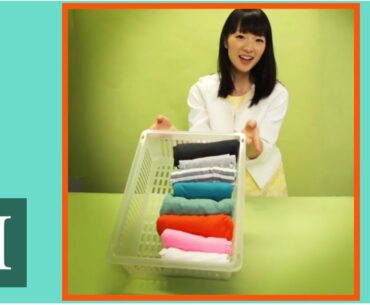 Marie Kondo's Trick For Folding T-Shirts