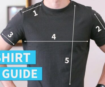 How Your T-Shirts Should Fit | T-Shirt Fit Guide for Men