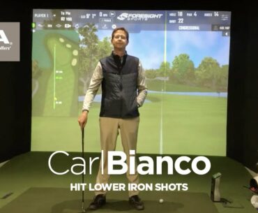 How to hit lower iron shots