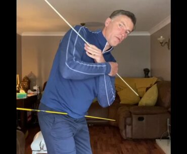 Maintain your golf posture drill