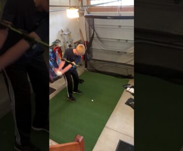 Knock-down Wedge on new golf net/mat