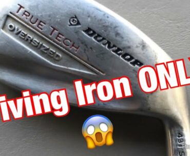 Driving Iron ONLY CHALLENGE... junior golfer edition