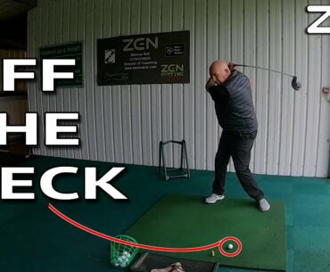 Steven (18 Handicap) Ripping Driver OFF THE DECK Using ZEN Golf Mechanics