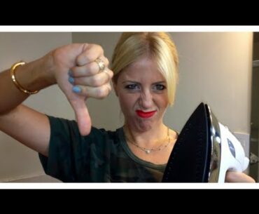 How To get the wrinkles out of your clothes!