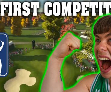 ENTERING MY FIRST PROFESSIONAL GOLF COMPETITION ON THE PGA TOUR  (ep6)