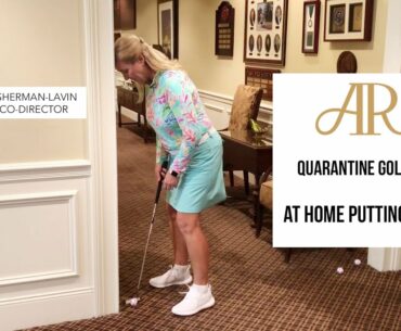 Quarantine Golf Tips - Indoor Putting tip!